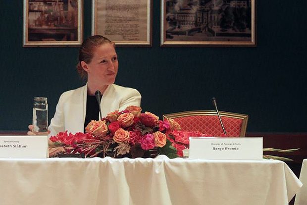 Royal Norwegian Government's Special Envoy to the Philippine Peace Process Elisabeth Slattum. (Photo by Paloma Polo)